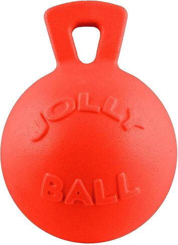 Jolly Pets Tug-n-Toss - Heavy Duty Chew Ball w/ Handle (Red, 8") in Kuwait
