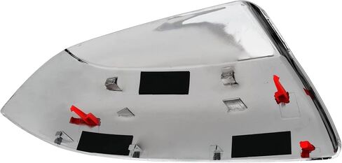 GO-PARTS - Chrome Mirror Cover (Left Driver) for Toyota Tundra 2007-2021 & Sequoia 2010-2022 (Non-Towing), Suitable for Tundra 2007-2013 Platinum/Base/Limited Models, 2014-2021 Excludes Nightshade, in Saudi Arabia