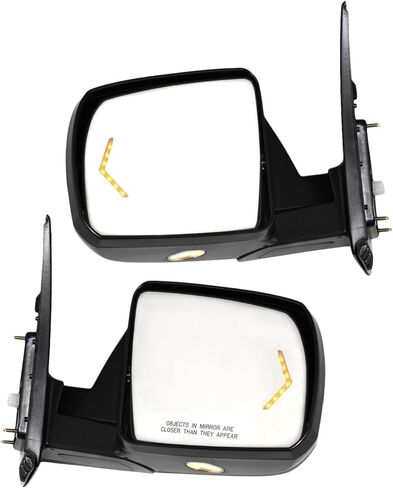 زوج المرآة/مجموعة 2008-2011 Sequoia Limited/Platinum ، 2007-2013 Tundra Limited بواسطة Toyota ، يمين (الراكب) واليسر (Driver) ، غير القشور ، طي الطاقة ، تسخين ، Chrome ، W/Memory و Puddle Light ، in Kuwait