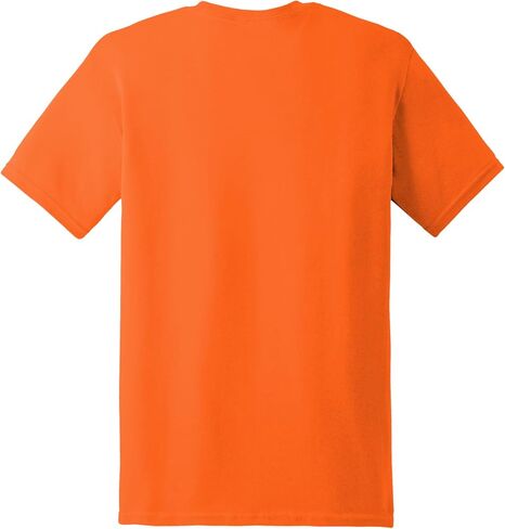 Pine & Laurel Usisex 'Staff' Tee Tee - برتقالي سلامة برتقالي مع طباعة سوداء in Saudi Arabia