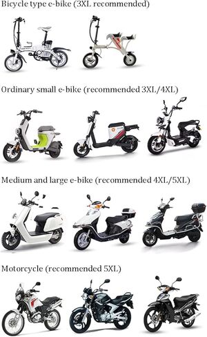 معطف واقٍ من الأمطار المقاوم للماء - معطف المطر المغطى بالدراجة ، Ebike ، دراجة نارية ، ودراجة نارية للتنقل - Cape Rain Cape (Green ، 5XL) in Kuwait