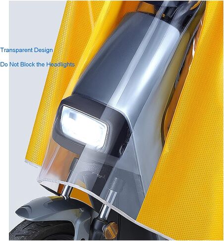 Waterproof Hooded Cycling Raincoat - Unisex Windproof Rain Poncho for Bike, E-bike, Scooter in Saudi Arabia