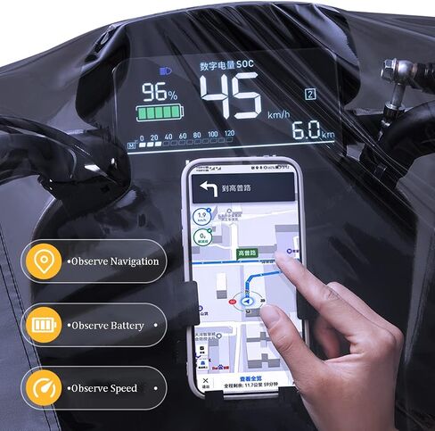 Waterproof Cycling Raincoat - Hooded Rain Poncho for Bike, Ebike, Motorcycle, and Mobility Scooter - Windproof Unisex Rain Cape(Black,3XL) in Saudi Arabia