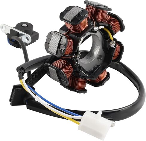 areyourshop 3-Ware Stator Magneto لـ Kymco Agility 4T R10 50 2006/2006 U60010 ، Filly LX 50 2001/2002 S21000 ، Sento 50 2008/2008 U80000 in Kuwait