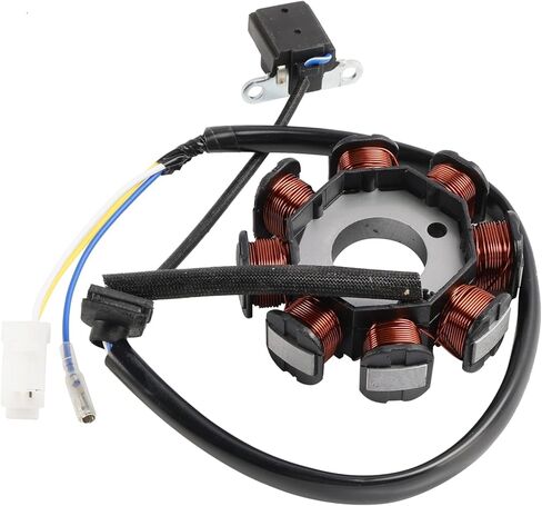 areyourshop 3-Ware Stator Magneto لـ Kymco Agility 4T R10 50 2006/2006 U60010 ، Filly LX 50 2001/2002 S21000 ، Sento 50 2008/2008 U80000 in Kuwait