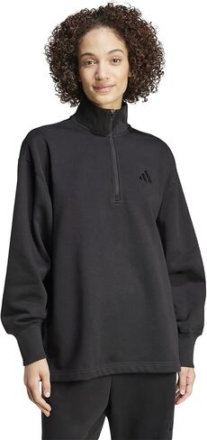 adidas Women's All Szn Fleece Oversized Quarter-Zip in Kuwait