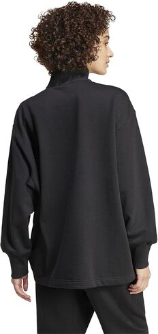 أديداس للسيدات All SZN Fleece Quarter-Zip كبير الحجم in Saudi Arabia