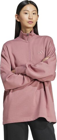 adidas Women's All Szn Fleece Oversized Quarter-Zip in Kuwait