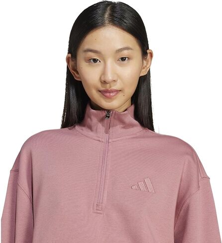 adidas Women's All Szn Fleece Oversized Quarter-Zip in Kuwait
