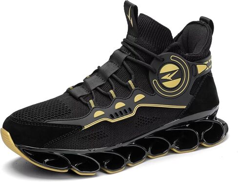 Men's Running Shoes Fashion Sneakers Breathable Blade Non Slip Walking Shoes Gym Sport Trainer Athletic in Saudi Arabia