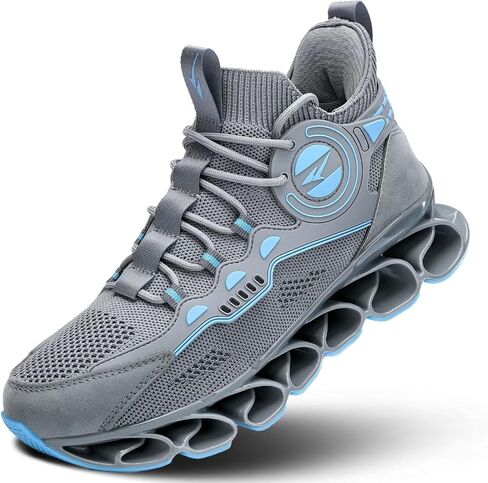 Men's Running Shoes Fashion Sneakers Breathable Blade Non Slip Walking Shoes Gym Sport Trainer Athletic in Saudi Arabia