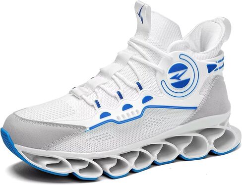 Men's Running Shoes Fashion Sneakers Breathable Blade Non Slip Walking Shoes Gym Sport Trainer Athletic in Kuwait