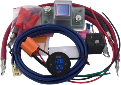UTV-SBI-CM 12V UTV عزل البطارية المزدوج Connect & Monitor Kit FITs لـ Honda لـ Pioneer 1000 700 500 FITS for UTV ATV استبدال الأجزاء in Saudi Arabia