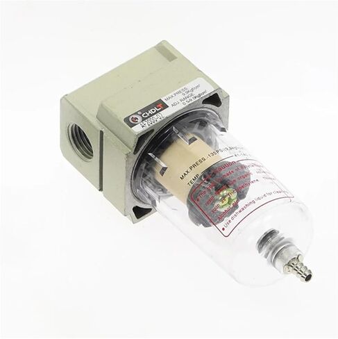 AF2000-02 Compressed Air Compressor In Line Moisture Water Filter Trap 1/4" W Pneumatic Fittings(AF2000-02-PM-SM20) in Saudi Arabia