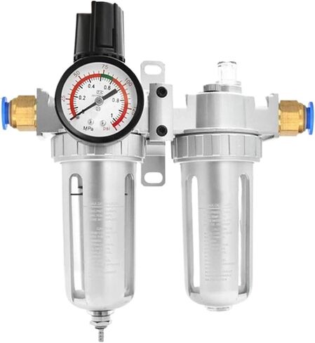 Air Filter Regulator Oil Water Separator Trap Regulator Valve For Compressor Pneumatic Parts SFC400 1/2 SFC300 3/8 SFC200 1/4(SFR w PMSM,400-1l2) in Kuwait