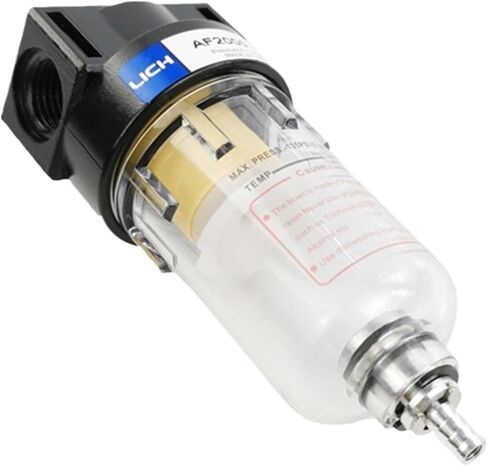 Moisture Separator For Compressor Universal Air Water Filter Oil Filters Catch Auto 1/4"Airtac Source SeparationAF2000-02 in Saudi Arabia