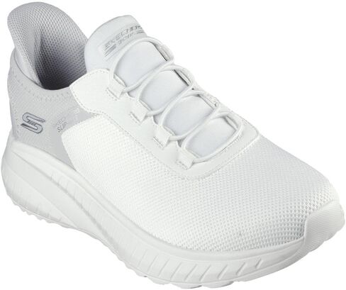 Skechers Men's Squad Chaos-Tough Walk Hands Free Slip-ins Sneaker, Black, 13 in Saudi Arabia