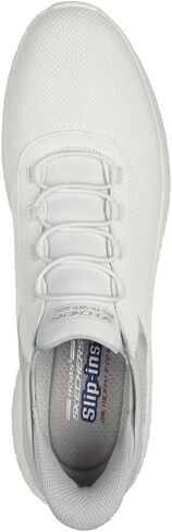 Skechers Men's Squad Chaos-Tough Walk Hands Free Slip-ins Sneaker, Black, 13 in Saudi Arabia