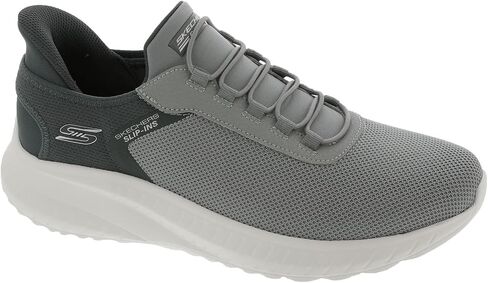 Skechers Men's Squad Chaos-Tough Walk Hands Free Slip-ins Sneaker, Black, 13 in Saudi Arabia