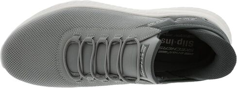 Skechers Men's Squad Chaos-Tough Walk Hands Free Slip-ins Sneaker, Black, 13 in Saudi Arabia