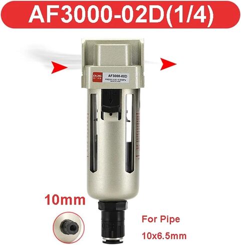 AF3000-02 1/4 AF3000-03 3/8 Air Source Processor Pneumatic Pump Filter Oil and Water Separator Automatic Drainage(AF2000-02D,Only Filter) in Saudi Arabia