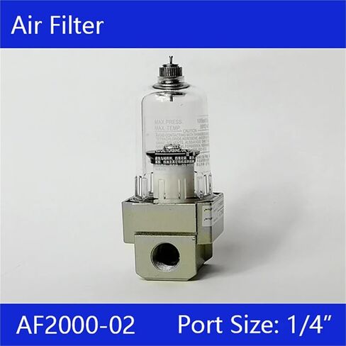 مرشح الهواء AF2000-02 1/4 '' فاصل زيت تصريف المياه الهوائية الهوائية (مع -6 مم ، مرشح الألياف) in Kuwait
