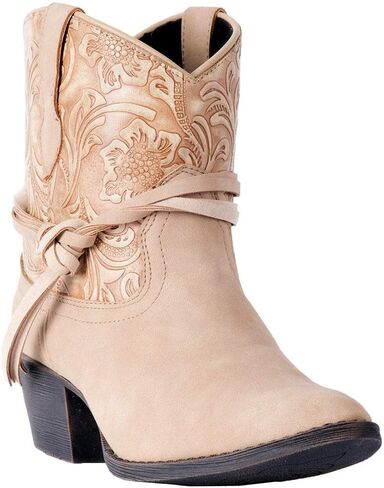 Dingo Women's Floral Toolsed Booties Booties Mediument Tan 6 M in Saudi Arabia