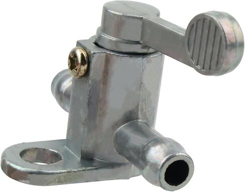 Powermotor 5/16 "صمام الوقود المضمّن Petcock ， 8 ملم ، استبدال مفتاح القطع المستقيم للغاز الغازي للوقود لعام 1981-2009 PW50 Mini Dirt Pit Bike atv Quad 4 Wheeler 2 PCs in Saudi Arabia