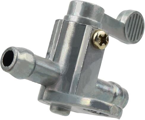 Powermotor 5/16 "صمام الوقود المضمّن Petcock ， 8 ملم ، استبدال مفتاح القطع المستقيم للغاز الغازي للوقود لعام 1981-2009 PW50 Mini Dirt Pit Bike atv Quad 4 Wheeler 2 PCs in Saudi Arabia