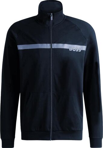 Hugo Boss Men's Navy Blue Contemp Zip Up Track Jacket Sweatshirt (as1, alpha, x_l, regular, regular, XL) in Saudi Arabia