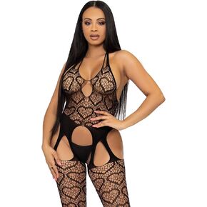 Leg Avenue Women's Love Hangover Heart Net Body Stockings for Women Sexy in Kuwait