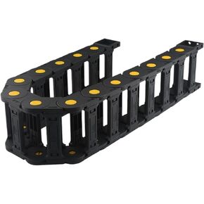 Milling Machine Drag Chain Engraving Machine Nylon Chain Cable Trough Bridge Type Engineering Enhanced Drag Chain(18x35 mm) in Saudi Arabia