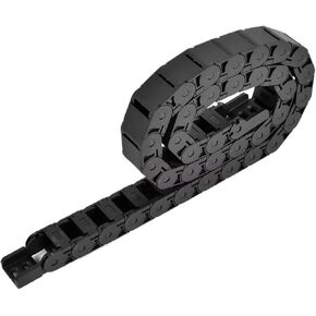 Semi-Enclosed Plastic Cable Drag Chain Wire Carrier with End Connectors Towline Router Milling Machine Tool Parts(15x20) in Saudi Arabia
