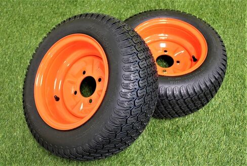 Antego Tyre & Wheel (مجموعة من 2) 18x7.50-10 | مثالي للاختراق لجزء كوبوتا OEM #K3001-17300 in Kuwait