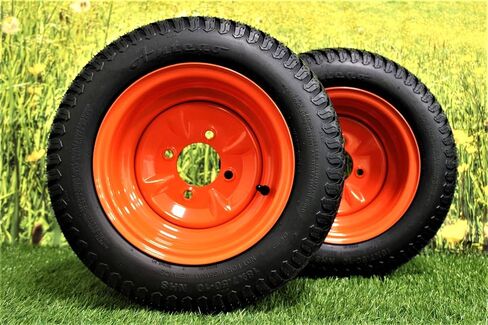 Antego Tyre & Wheel (مجموعة من 2) 18x7.50-10 | مثالي للاختراق لجزء كوبوتا OEM #K3001-17300 in Kuwait