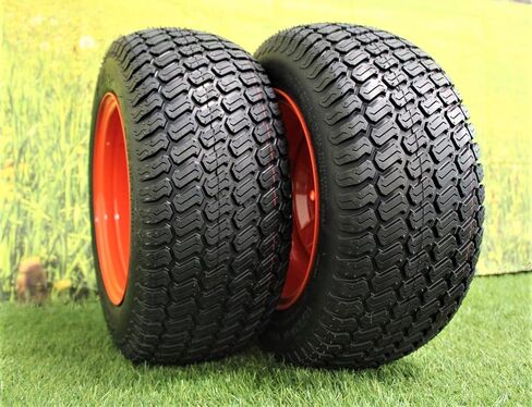 Antego Tyre & Wheel (مجموعة من 2) 18x7.50-10 | مثالي للاختراق لجزء كوبوتا OEM #K3001-17300 in Kuwait