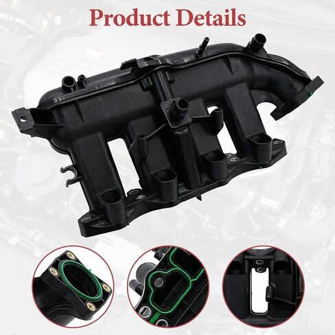 Engine Intake Manifold with Gasket Compatible with 2013-2020 Buick Encore, 2012-2016 Chevy Cruze, 2012-2020 Sonic, 2013-2020 Trax 1.4L Engine, Replaces# 25200449, 55577314, 55581014 in Saudi Arabia