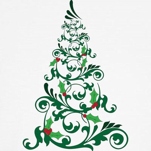 Cafepress Christmas Tree Kids Baseball Jersey Kids Cotton Baseball Jersey ، 3/4 Raglan Sleeve Shirt in Saudi Arabia