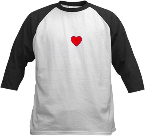 CafePress I Love You A Latke Baseball Jersey Kids Cotton Baseball Jersey, 3/4 Raglan Sleeve Shirt in Saudi Arabia