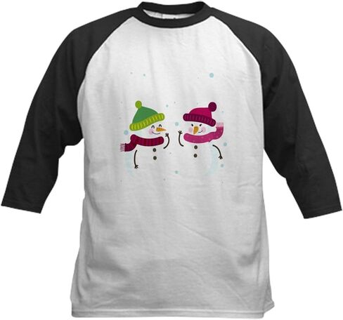 CafePress Newlyweds New Husband Wife First C Baseball Jersey Kids Cotton Baseball Jersey, 3/4 Raglan Sleeve Shirt in Kuwait