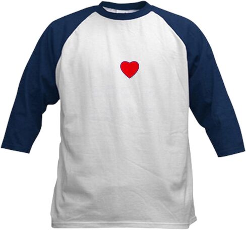 Cafepress I Love You A Latke Baseball Jersey Kids Cotton Baseball Jersey ، 3/4 Raglan Sleeve Shirt in Kuwait