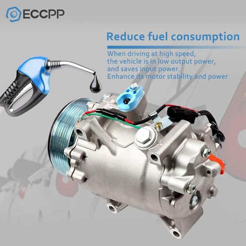 ECCPP Air Conditioning Compressor 1999-2005 fit for S-uzuki Vitara Grand Vitara Esteem CO10620C Seiko Seiki A/C Compressor with Clutch in Saudi Arabia