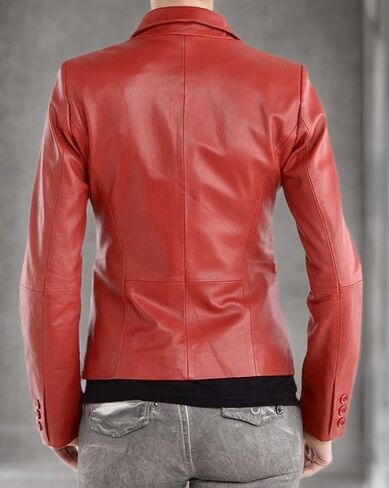 LL Leather Lovers Women's Lambskin Leather Bomber Biker Jacket in Saudi Arabia