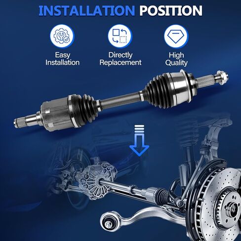 CV Axle Set Front FWD Fit for Toyota Camry 2007-2017 CV Axle 3.5L V6, for Toyota Avalon 2008-2018 Axle, for Lexus ES350 2007-2017 CV Axles Joints Shaft Assembly Front Left Right Side 3.5L V6 in Saudi Arabia