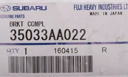 Subaru Manual Gear Shift Bracket Impreza Crosstrek Outback Forester Baja Wrx Legacy New 35033AA022 Genuine OEM in Saudi Arabia