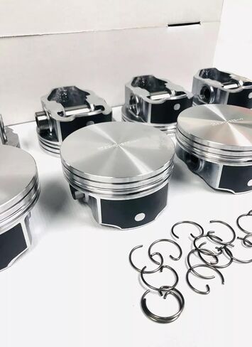 مجموعة من المكابس ذات الفئة المسطحة الفائقة التمسك بمجموعة من 8 خواتم مطابقة متوافقة مع Kit 2008-10 GM CHEVY 6.2L LS3. انقر فوق الحجم المطلوب قبل الإضافة إلى العربة! (+.020 أكثر من 4.085 "تجويف ديا.) in Saudi Arabia