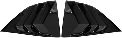 Ikon Motorsports ، Side Window Courder متوافق مع 2008-2023 Dodge Challenger ، Gloss Black Sun Shade Cover Pair Scoop ، 2009 2010 2011 2013 2014 2015 2015 2017 2018 2019 2020 in Saudi Arabia