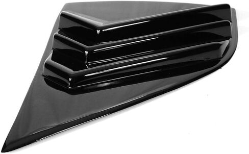 Ikon Motorsports ، Side Window Courder متوافق مع 2008-2023 Dodge Challenger ، Gloss Black Sun Shade Cover Pair Scoop ، 2009 2010 2011 2013 2014 2015 2015 2017 2018 2019 2020 in Saudi Arabia