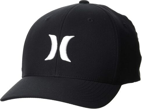 Hurley Men's H20 Dri One & Only Flexfit Baseball Cap, Size Large-X-Large, White/Black 2 in Saudi Arabia