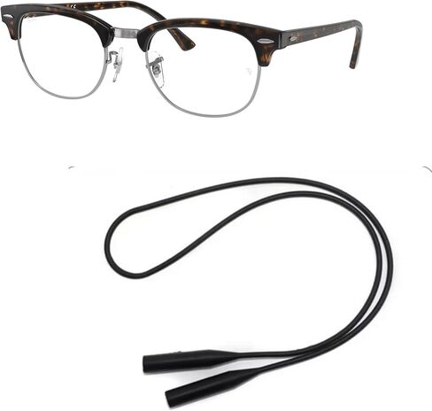Ray-Ban RX5154 Eyeglasses Bundle: RX 5154 Clubmaster 2012 Clubmaster Dark Havana و Universal Anti-Slip Silicone Leash in Saudi Arabia